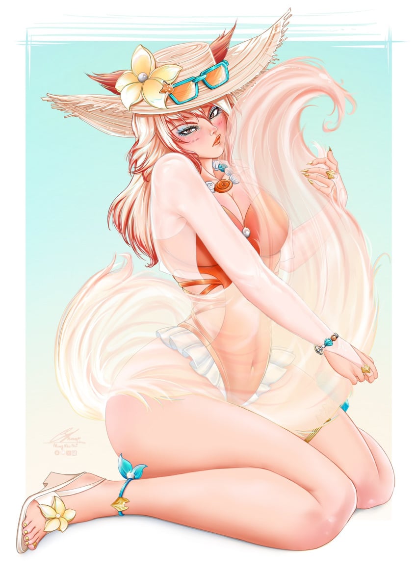 White Fox (Coastal Kumiho) Rule 34 Image