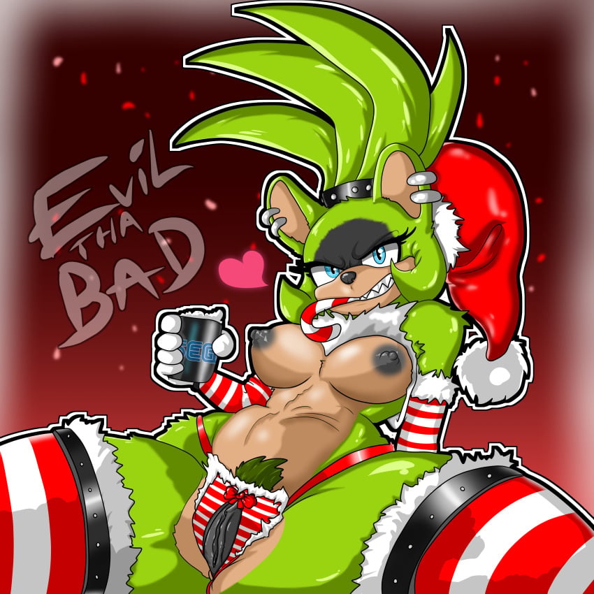Surge The Tenrec (Christmas) Rule 34 Image