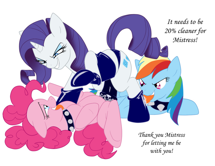 2014 alpha_channel darthglacier dildo domination earth_pony english_text equine female femdom friendship_is_magic horn horse licking mammal my_little_pony pegasus penetration pinkie_pie_(mlp) pony rainbow_dash_(mlp) rarity_(mlp) sex_toy straight_hair strap-on text tongue unicorn wings