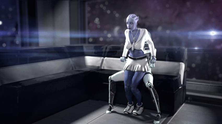 1futa 1girl1futa 1girls 3d alien alien_girl animated asari autodesk_maya bioware blue_skin breasts cheerleader cleavage curvy cyborg ea edi female futa_on_female futanari implied_futanari intersex interspecies large_breasts liara_t'soni mass_effect mass_effect_3 nipples outfit riding robot sex skirt ssppp straddling undressing