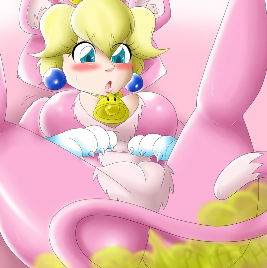 1girls bell blue_eyes blush breasts cat cat_bell cat_ears cat_peach cat_suit cat_tail claws cleavage crown earrings excessive_fart fart fart_cloud fart_everywhere female flatus freetothefall gas mario_(series) nintendo onomatopoeia open_mouth princess_peach smell spread_legs super_bell super_mario_3d_world video_games