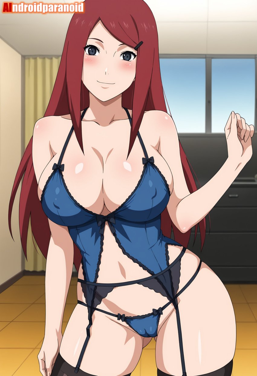 1girls ai_generated aindroidparanoid ass ass big_ass big_breasts big_butt bra breasts busty cameltoe cleavage curvy cute fat_ass female female_only hair hi_res hips huge_ass huge_breasts human kushina_uzumaki large_ass large_breasts legs lingerie mature_female milf mommy narrow_waist naruto naruto_(series) naruto_shippuden nipples panties slim_waist stable_diffusion tagme thick_ass thick_thighs uzumaki_kushina voluptuous waist wide_hips