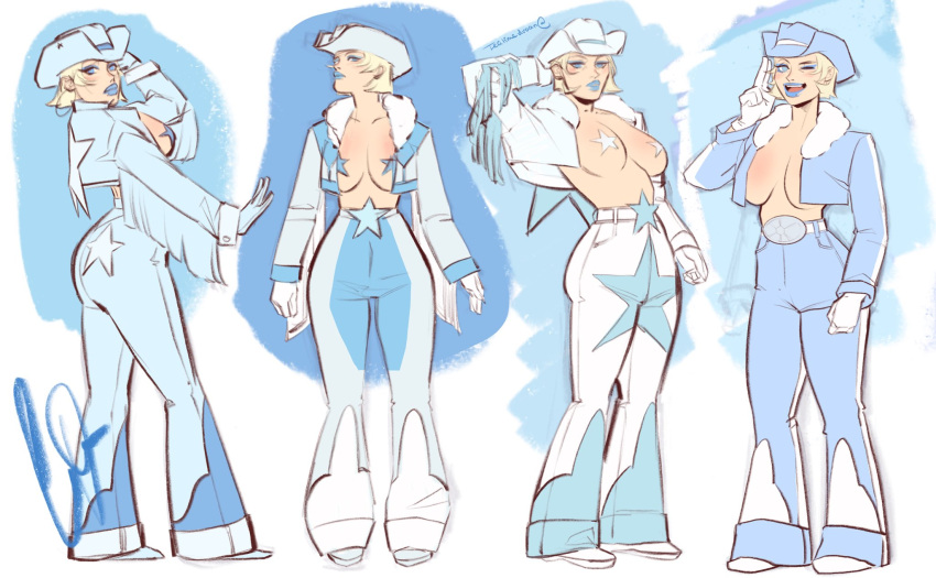 Emma Frost (Cowgirl) Rule 34 Image