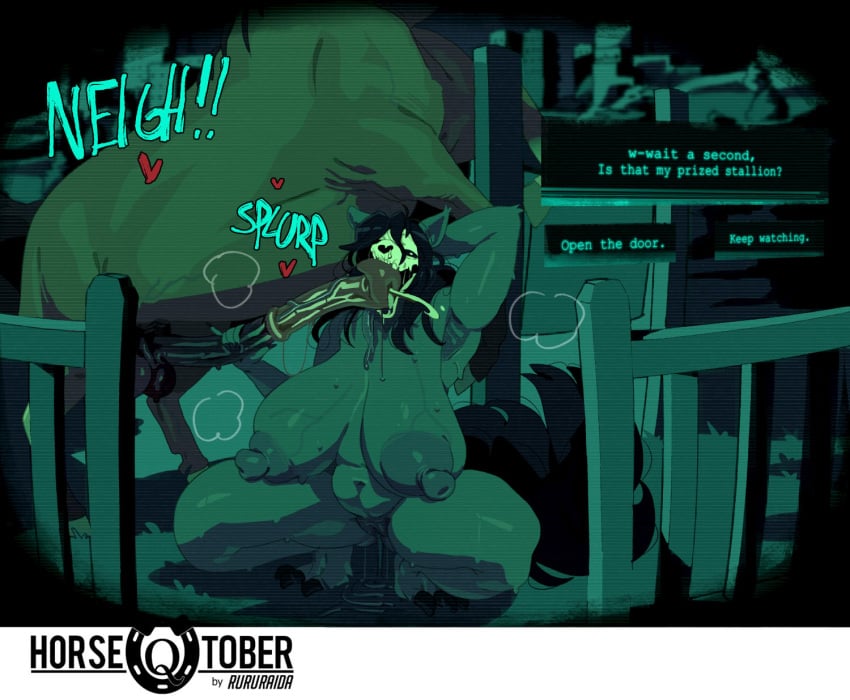 1girls anthro armpits female fur furry gigantic_breasts gigantic_penis horse horsecock huge_breasts huge_cock mal0 malo no,_i'm_not_a_human no,_i'm_not_a_human_(meme) ruru-raida scp-1471 scp-1471-a scp_foundation squatting voluptuous zoophilia
