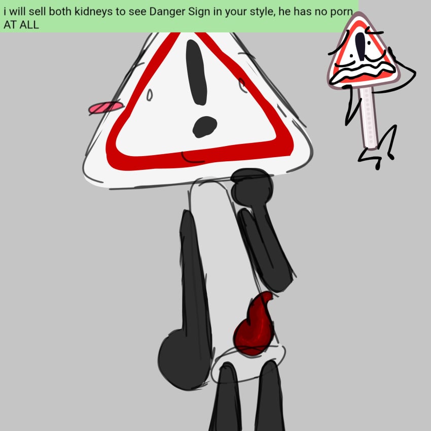 animatic_battle blush danger_sign_(animatic_battle) dick dick_out looking_at_viewer looking_down looking_down_at_viewer object_show object_shows smiling under_view view_from_below