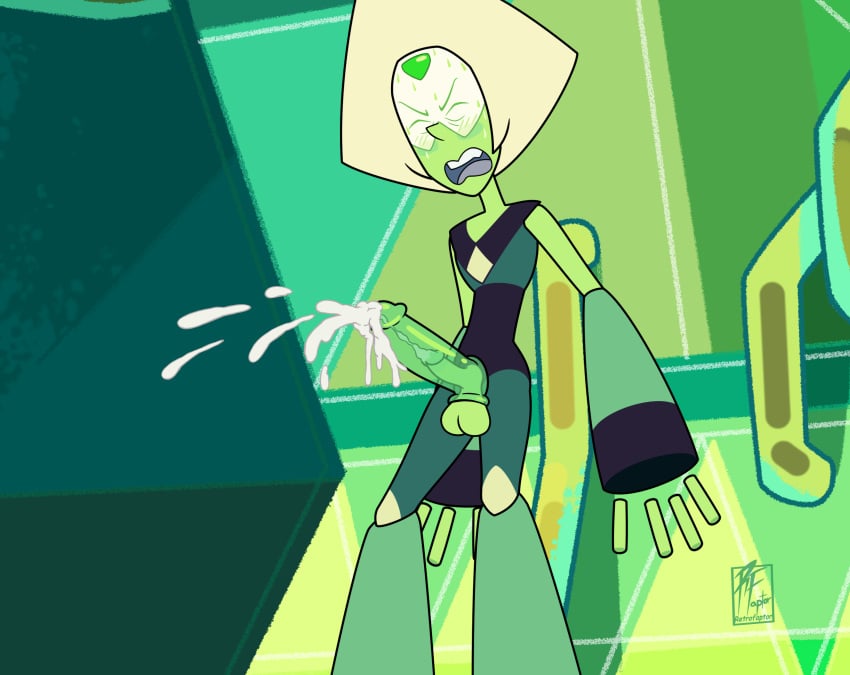 futanari penis_sleeve peridot_(steven_universe) steven_universe tagme