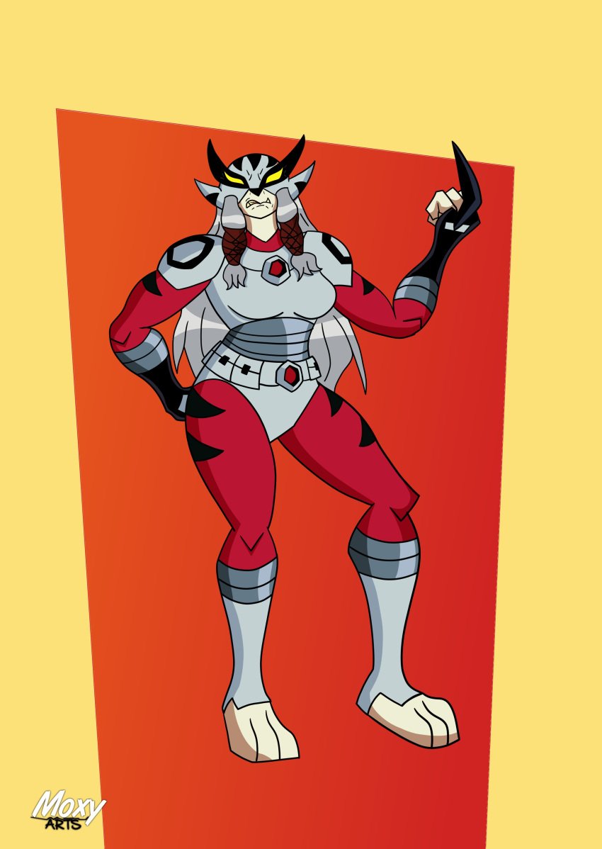 alien alien_girl alien_humanoid appoplexian ben_10 ben_10_omniverse cartoon_network cat_girl cat_humanoid cop fanart feline feline_humanoid female female_focus female_only moxyarts1 police tiger tiger_girl tiger_humanoid warner_bros warner_brothers