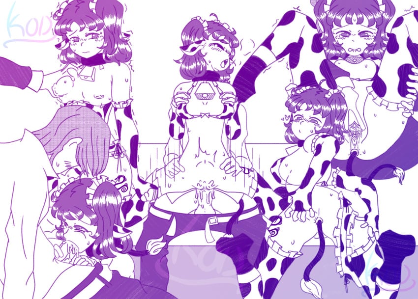 1boy 1girls anal_tail anime_nose ashamed big_ass big_breasts big_butt blowjob breast_grab breeding breeding_slave brown_fur closed_eyes clothed_sex cow_bell cow_bikini cow_ears cow_girl cow_print_armwear cow_print_bikini cow_print_thighhighs cow_tail crying cum cum_in_mouth cum_in_pussy cum_inside curious cute_expression cute_face cute_girl diane_(nanatsu_no_taizai) dubious_consent fellatio female female_focus innocent_expression intense_orgasm king_(nanatsu_no_taizai) madonaka male male/female milk milking nanatsu_no_taizai nervous_female nervous_sweat oral oral_sex ownership penetration_from_behind penis_in_mouth penis_in_vagina pussy_juice reverse_cowgirl_position seven_deadly_sins sex_from_behind sex_slave sex_toy shaved_crotch spread_legs spread_pussy stomach_bulge tears tongue tongue_out toony twintails vagina vaginal_penetration wet_pussy