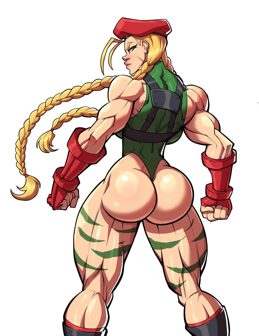 1girls 2024 alternate_version_available behind_view big_ass big_butt blonde_female blonde_hair cammy_white capcom female female_focus female_only fontez hi_res high_resolution highres large_ass large_butt leotard muscular_female solo solo_female solo_focus street_fighter street_fighter_6 street_fighter_v toned toned_female