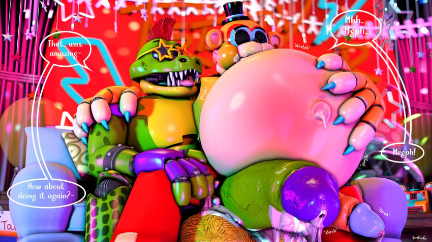 2023 2boys 3d alligator alligatorid alternate_version_available anal anal_sex animatronic anthro anthro_on_anthro anthrofied artist_name balls ballsack bear big_balls big_belly big_bulge big_cock big_penis big_testicles bodypaint boner bow_tie bowtie bracelets bulge claws closed_eyes cock cock_ring crocodile crocodilian crocodylid cum cum_bubble cum_drip cum_dripping cum_dripping_from_penis cum_explosion cum_in_ass cum_in_mouth cum_inside cum_on_penis cum_string cum_trail cum_vomit cumflation cumming_from_anal_sex cumming_inside cumming_together cumshot cumshot_in_anus cumshot_in_mouth digital_media_(artwork) duo duo_focus ejaculation ejaculation_while_penetrated english_dialogue english_text erect_penis erect_while_penetrated erection excessive_cum facepaint fangs fangs_out finger_claws five_nights_at_freddy's five_nights_at_freddy's:_security_breach foreskin foreskin_folds from_behind from_behind_position fronty gay gay_domination gay_male gay_sex glamrock_freddy_(fnaf) glans glasses green_skin grey_body gumboochie hand_on_leg hand_on_shoulder hand_on_stomach headgear headwear huge_balls huge_belly huge_cock huge_testicles humanoid_genitalia humanoid_penis hyper hyper_balls hyper_genitalia hyper_penis inflation intact large_penis legs_held_open legs_spread lifting_person long_penis looking_at_bulge looking_at_stomach machine male male/male male_only male_pregnancy mammal mammal_humanoid mohawk_(hairstyle) montgomery_gator_(fnaf) mouth_bulge navel nude open_mouth orange_body orgasm orgasm_from_anal penetration penetration_from_behind penile penile_penetration penis penis_size_difference pregnant presenting_penis red_hair reptile reptile_humanoid retracted_foreskin riding riding_penis robot scottgames scrotum sharp_teeth shoulder_pads sitting_on_penis sitting_on_person smooth_penis spiked_bracelet spiked_cock_ring spread_legs star_glasses steel_wool_studios stomach_inflation sunglasses testicles text text_bubble thick_penis throwing_up_cum tight_fit top_hat two_tone_body uncut vein veiny_penis