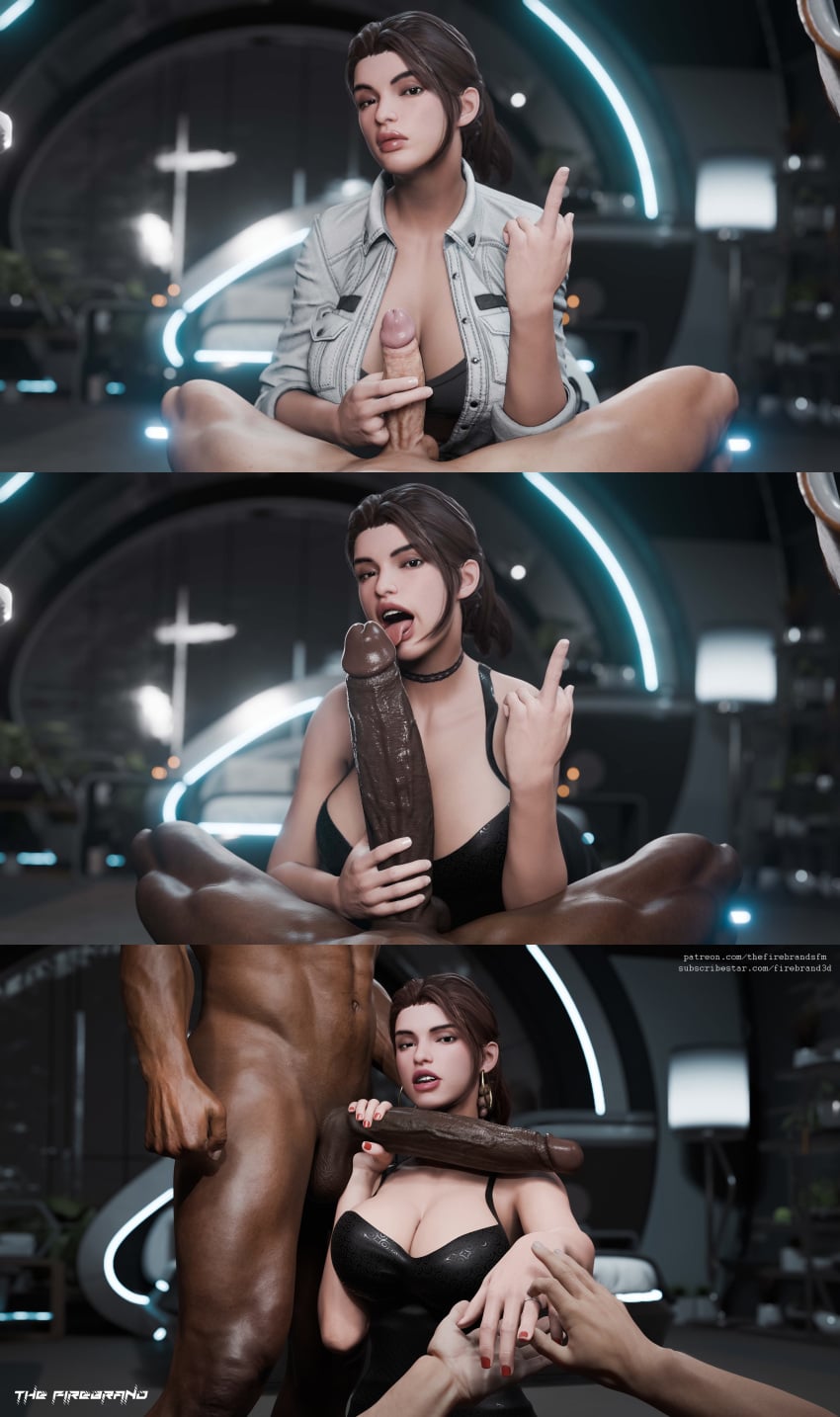 3d brown_hair bull_pov cleavage cuckold cuckold_pov dark-skinned_male dark_skin erection grabbing_penis hailey_(the_first_descendant) hand_on_penis hoop_earrings huge_cock husband_and_wife imminent_fellatio in_front_of_cuckold interracial large_breasts nail_polish netorare netorase penis penis_size_difference pov small_penis_humiliation the_firebrand the_first_descendant voluptuous wedding_ring