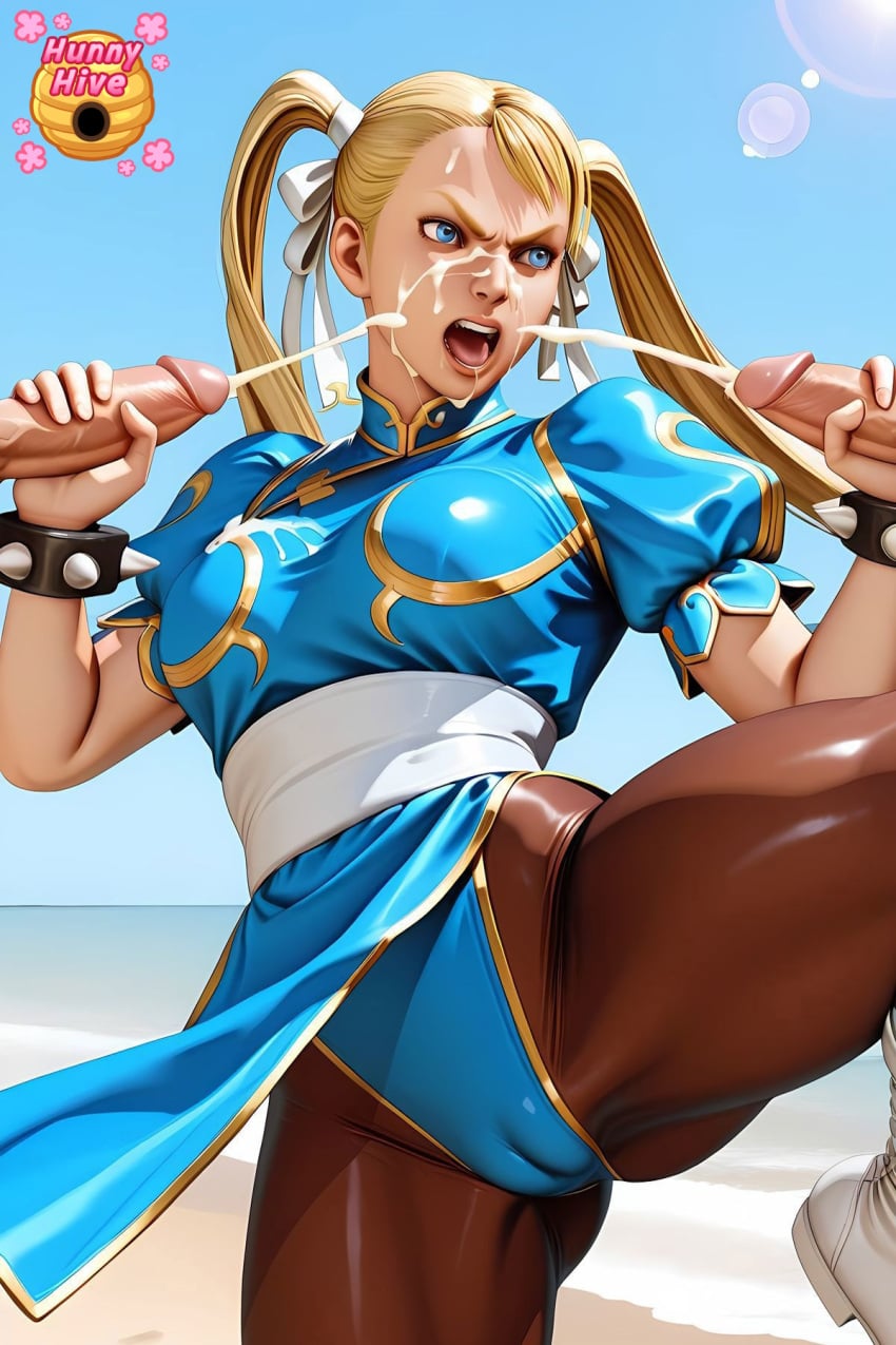 1female 3d ai_generated angry angry_expression angry_eyes angry_face angry_female artist_logo ass ass_cheeks asscheeks beach beach_background blonde-haired_female blonde_female blonde_hair blonde_hair_female blue-eyed_female blue_china_dress blue_clothing blue_dress blue_eyed_female blue_eyes blue_eyes_female blue_loincloth blue_top blue_topwear boner boners bracelet bracelets bukkake butt_cheeks buttcheeks buttocks cameltoe capcom cfnm china_dress chinese_clothes chinese_clothing chun-li_(cosplay) circumcised clothed clothed_female clothed_female_nude_male clothes clothing cock cosplay cosplaying_as_character cum cum_drip cum_dripping cum_dripping_on_face cum_on_face cum_outside cumdrip cumdripping cumming cumshot daytime dick double_cumshot double_handjob dressed dressed_female english_text facial female female_focus female_human fighting_game fighting_stance firm_breasts fully_clothed fully_clothed_female genital_fluids genitals giving_handjob gold_trim gripping_cock gripping_penis hair hair_ribbon hair_ribbons hand_on_cock hand_on_dick hand_on_penis handjob handjobs high_collar high_res high_resolution highres holding_cock holding_dick holding_penis human human_female hunnyhive hunnyhive(artist) hunnyhivestudio hunnyhivestudios jerking_off large_thighs light-skin light-skinned light-skinned_female light-skinned_male light_skin light_skinned light_skinned_female light_skinned_male loincloth mika_nanakawa one_leg_raised one_leg_up open_mouth outdoors outside penis puffy_short_sleeves pussy_visible_through_clothes pussy_visible_through_clothing r._mika rainbow_mika ribbon ribbon_in_hair ribbons sand short_sleeves solo_focus spiked_bracelet spiked_bracelets standing standing_on_one_leg straight street_fighter street_fighter_v strong_legs teeth teeth_showing teeth_visible thick_thighs thighs tight_clothes tight_clothing tongue twintails twintails_(hairstyle) vagina_visible_through_clothing video_game_character video_game_franchise video_games water waves white_ribbon white_ribbons