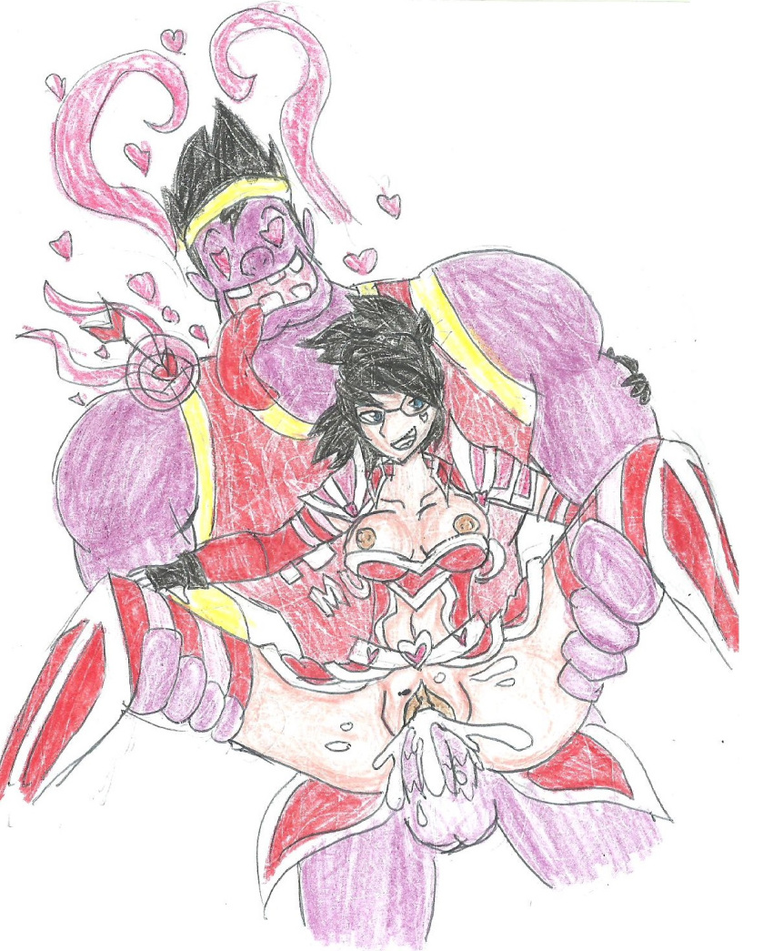 1boy 1girls heartbreakers_series heartseeker_vayne league_of_legends legacy_series mr._mundoverse mundo_(league_of_legends) tagme valentine's_day vayne