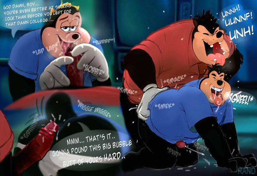 anal anal_sex color cum cum_while_penetrated disney father_and_son furry furry_only gay goof_troop incest male male_only peter_pete_sr. pj_(goof_troop) rand_(furry_artist) sex uncensored yaoi