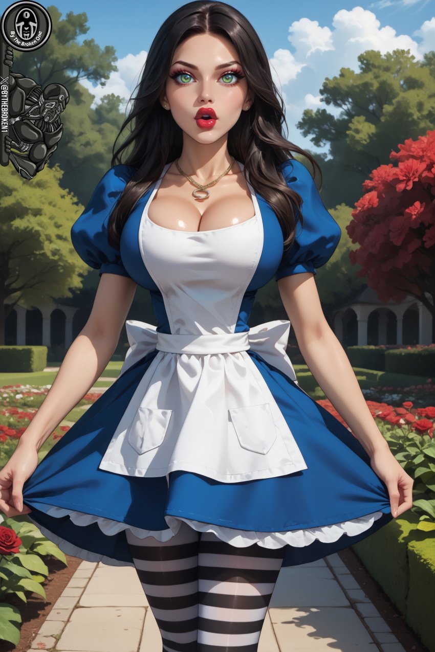 ai_generated alice_(madness_returns) alice_in_wonderland alice_in_wonderland_(1951_film) alice_liddell alice_madness_returns bythebrokenone disney nai_diffusion stable_diffusion