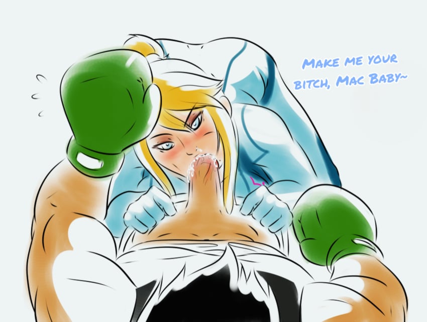 1boy 1boy1girl 1girls age_difference artist_request big_ass bimbo blonde_female blonde_hair blue_eyes blush bodysuit boxing_gloves cum cum_in_mouth cum_out_nose fellatio female green_boxing_gloves hand_on_head hetero human in_love little_mac male male_pov metroid milf nintendo obsessed older_female older_woman_and_younger_boy oral owned penis pov punch-out!! punch_out saliva saliva_on_penis samus_aran sex skin_tight straight sucking sucking_penis super_smash_bros. super_smash_bros._for_nintendo_3ds_and_wii_u text younger_male zero_suit zero_suit_samus