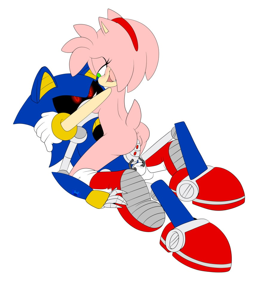 amatsucat amy_rose boots clothing footwear headband hedgehog machine mammal mechanical metal_sonic penetration robot sonic_(series) vaginal_penetration vaginal_penetration