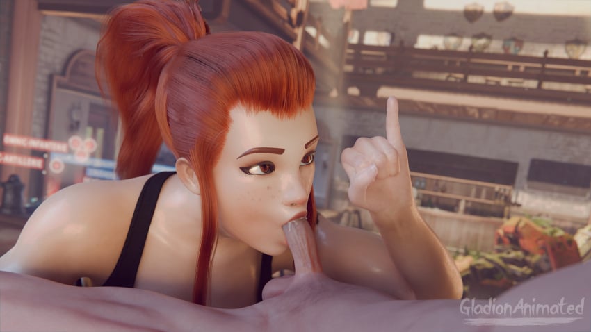 1boy 1girls 3d 3d_(artwork) alternate_version_available blender blender_(software) blizzard_entertainment blowjob brigitte brown_eyes eichenwalde_(map) european fellatio female gladionanimated light-skinned_female light-skinned_male light_skin looking_at_partner oral overwatch overwatch_2 pinky_out ponytail red_hair saliva size_comparison size_difference size_play sloppy small_penis small_penis_adoration small_penis_gesture small_penis_humiliation sucking sucking_penis sucking_tip swedish tiny_penis