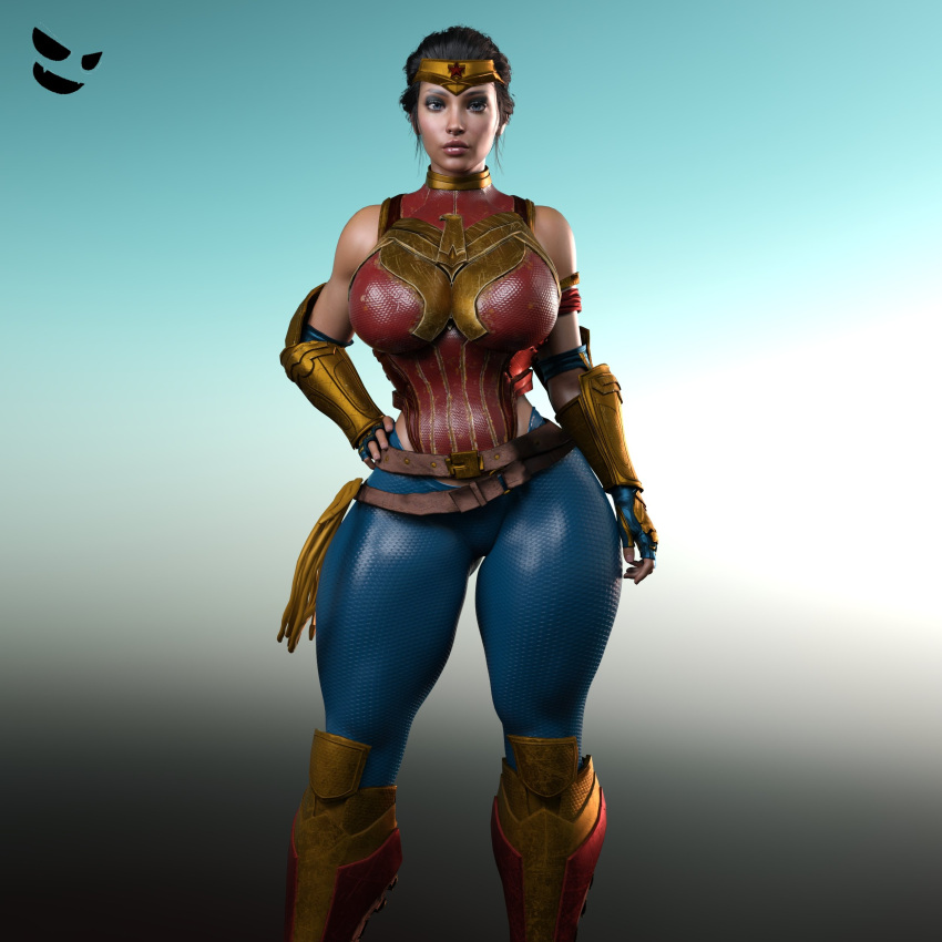 1girls 3d amazon amazonian ass big_breasts breasts busty curvy dark_hair dc dc_comics diana_prince fat_ass female female_only gm_studios long_hair looking_at_viewer muscular_female muscular_thighs olive_skin panties princess royalty solo solo_female suicide_squad suicide_squad:_kill_the_justice_league superhero_costume superheroine thick thick_legs thick_thighs tiara tights wonder_woman wonder_woman_(series) wonder_woman_(suicide_squad_game)