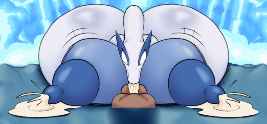 big_ass big_breasts big_penis breasts bubble_butt carboncopy612 cleavage female huge_ass huge_breasts huge_cock lactating lactation lugia nipples notsafeforgek penis pokémon_(species) pokemon thick_thighs wide_hips