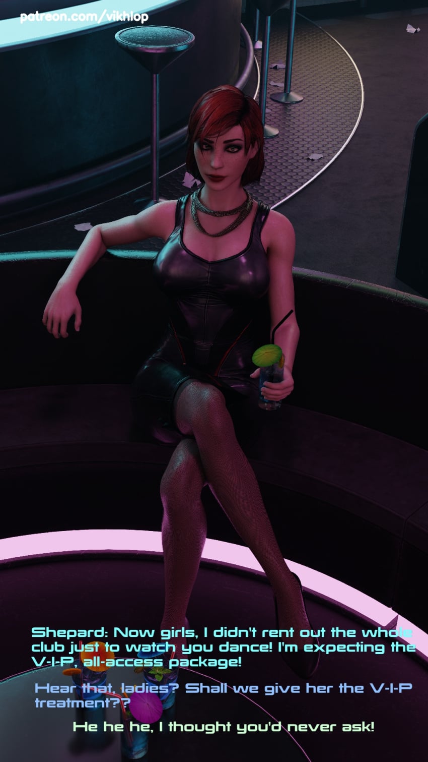 Commander Shepard (Liara T'Soni) Rule 34 Image
