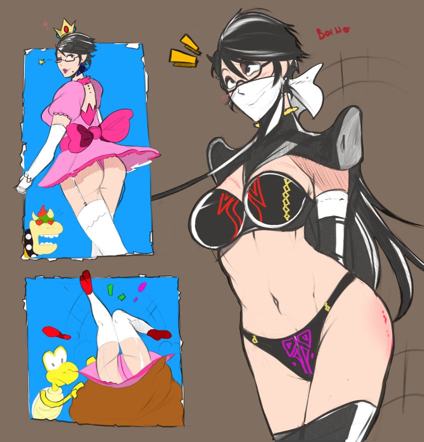 amost_naked arms_behind_back bad_end barely_clothed bayonetta bayonetta_(character) bayonetta_2 bitch_taken_for_walk blush bondage bound bowser breasts captured captured_heroine clothed collar collar_and_leash colored colored_sketch comic crossover damsel_in_distress defeated defeated_heroine domination dungeon embarrassed enslaved enslaved_royal falsealias female female_focus femsub forced forced_exposure forced_submission gag gagged game_over happy_female happy_sub heart-shaped_eyes heart-shaped_pupils helpless hopping humiliation imminent_rape imminent_sex kidnapped kidnapping koopa_troopa leash_pull looking_at_viewer lust lustful_gaze maledom mario_(series) no_dialogue panels princess princess_peach_(cosplay) prisoner questionable_consent restrained rope royalty sex_slave slave slave_bikini slave_collar slavegirl slaver story submissive submissive_female surprised torture undressed usercollecto walking whip_marks worried