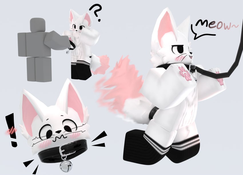 3d :3 akariisnthere anthro bdsm_collar bdsm_gear bdsm_harness boykisser cute femboy gay mauzymice roblox robloxian tagme