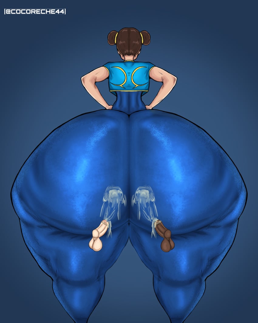 1girls 2024 ass ass_bigger_than_head ass_focus balls big_ass big_butt brown_hair butt chun-li chun-li_(fortnite) cocoreche commission commission_art cum cum_in_ass dark_penis dark_skin dumptruck_ass dumptruck_butt enormous_ass enormous_butt fat_ass fat_butt fortnite fortnite:_battle_royale gigantic_ass hair hair_bun hyper_ass hyper_butt large_ass large_butt light-skinned_female light_skin self_upload simple_background small_balls small_penis small_penis_adoration smegma street_fighter thick_legs thick_thighs thighs ych ych_commission