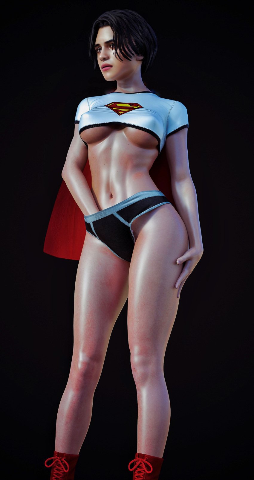 1girls 3d 3dx abs agent_4_tea_se7en athletic athletic_female bedroom_eyes belly belly_button black_briefs black_hair black_panties black_underwear boots breasts briefs brown_eyes cape capelet crop_top cropped_shirt dc dc_comics dc_extended_universe dcau female female_masturbation female_only fingering fingering_pussy fingering_through_panties fingering_under_clothes fingering_under_panties fit fit_female footwear hand_in_panties hand_on_leg hand_on_pussy hand_on_thigh high_resolution highres horny horny_female kara_danvers kara_zor-el legs masturbating masturbation masturbation_through_clothes masturbation_through_clothing masturbation_under_clothes midriff midriff_baring_shirt no_pants oil oiled oiled_body oiled_skin oily panties petite petite_body petite_breasts petite_female petite_girl pinup pinup_girl pinup_girls pinup_pose pout pouty pouty_lips red_boots red_cape red_capelet red_footwear render revealing_clothes rubbing rubbing_pussy sasha_calle self_fondle shiny shiny_clothes shiny_hair shiny_skin shirt short_cape short_hair skimpy_clothes skinny skinny_female skinny_girl skinny_waist small_boobs small_breasts solo standing stomach sultry sultry_eyes sultry_gaze supergirl supergirl_(dceu) supergirl_(sasha_calle) supergirl_(series) superhero superheroine t-shirt thighs tight_clothes tight_clothing tight_fit tight_shirt tight_t-shirt tomboy too_small_clothes touching_pussy touching_self tummy underboob underbust underwear white_shirt white_t-shirt