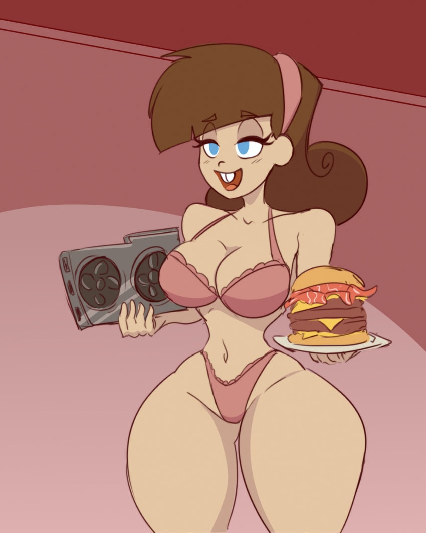 aged_up amd bacon big_ass big_breasts blue_eyes brown_hair cheeseburger chocolate_cake_gameboy_and_me food genderswap_(mtf) graphics_card hamburger large_ass large_breasts mature mature_female meme milf nickelodeon picket_fences_(series) reference rule_63 rx_7900_xtx slemka the_fairly_oddparents thick_thighs timantha timmy_turner underwear wide_hips