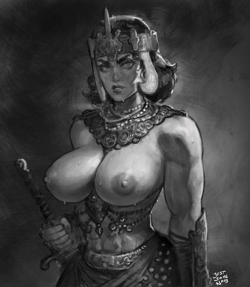 biceps big_breasts breasts_out buff curvaceous curves curvy curvy_female curvy_figure digital_painting_(artwork) female female_focus female_only first_porn_of_character greyscale hourglass_figure huge_breasts justsomenoob large_breasts monochrome muscular muscular_arms muscular_female ornate_clothing path_of_exile path_of_exile_2 pinup realistic realistic_breast_size realistic_proportions sekhama_asala small_waist solo solo_female solo_focus sweaty sweaty_breasts toned toned_female topless topless_female veiny_breasts