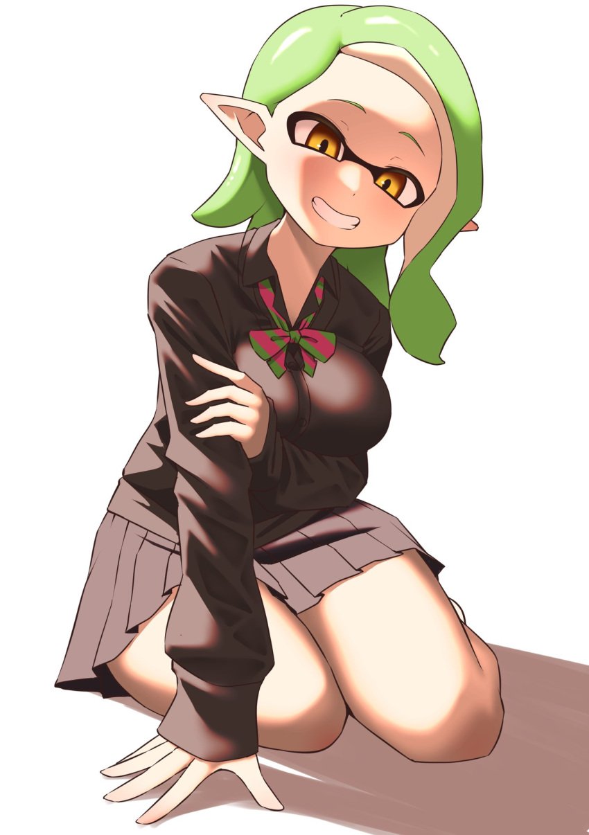 inkling inkling_girl nobunagapero splatoon tentacle_hair