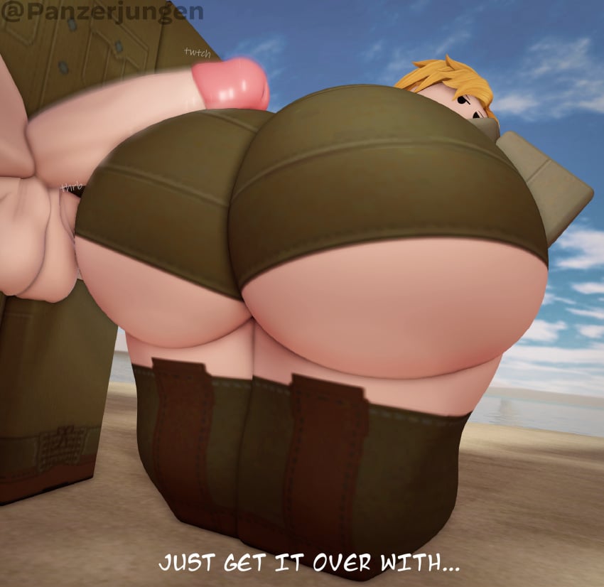 2024 2boys 3d ass ass_focus balls ballsack beach bent_over big_ass big_cock big_penis blonde_hair blonde_hair bottom_heavy bubble_butt clothed clothes curvy curvy_figure dat_ass dialogue english_text erich_kraus femboy fully_clothed gay hand_on_penis huge_ass huge_cock huge_cock imminent_anal imminent_sex karl_hartmann male male/male male_only massive_ass military military_uniform pants_down panzerjungen penis roblox robloxian sand secretly_loves_it submissive_male tagme testicles thick thick_ass thick_thighs twitching twitching_penis twitter_username voluptuous water wide_hips yaoi