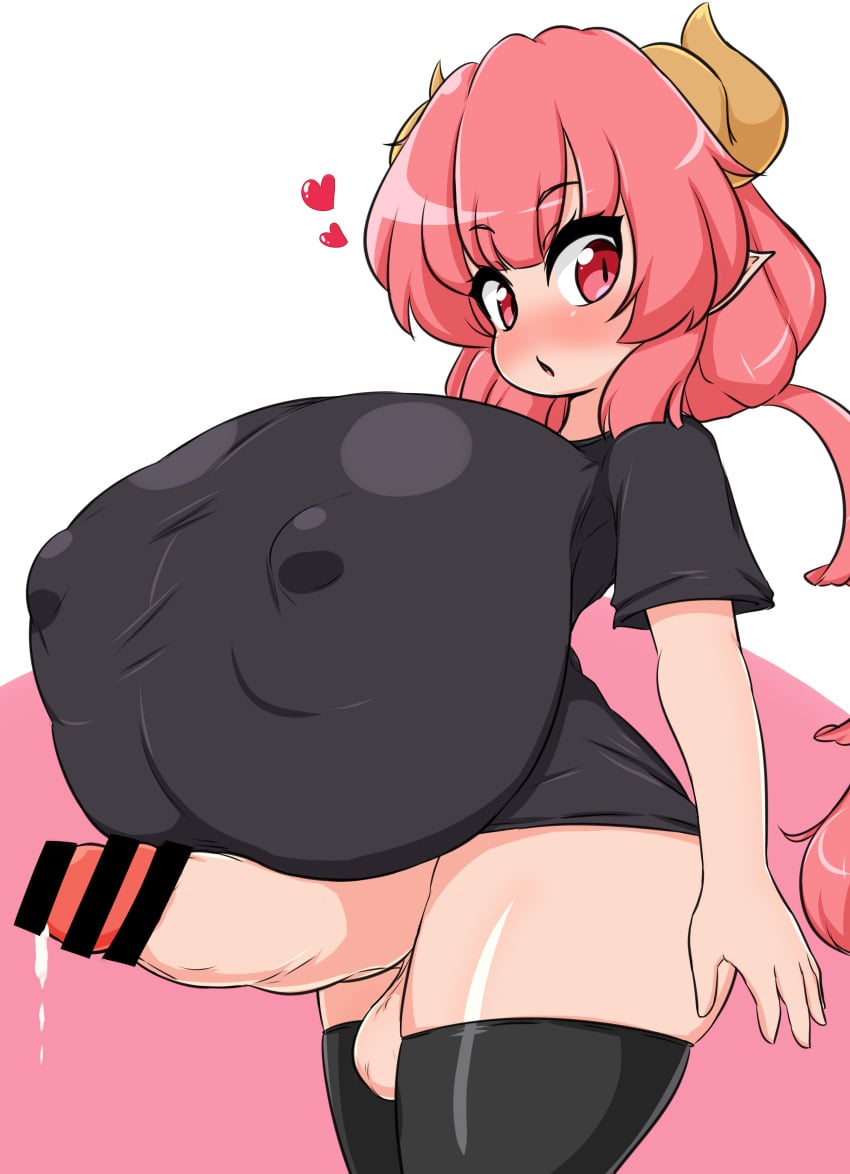 big_breasts big_nipples big_penis bimbo bottomless breasts censored dragon_maid elf_ears enormous_breasts erection futanari gigantic_breasts horns huge_breasts huge_cock huge_nipples huge_thigs hyper_breasts ilulu ilulu_(dragon_maid) ilulu_(maidragon) ilulu_(miss_kobayashi's_dragon_maid) intersex kobayashi-san_chi_no_maidragon large_breasts large_nipples large_penis looking_at_viewer massive_breasts miss_kobayashi's_dragon_maid moyashi_udon nipple_bulge nipples nipples_visible_through_clothing penis pink_hair pointy_ears short_stack shortstack thick_thighs thighhighs thighs