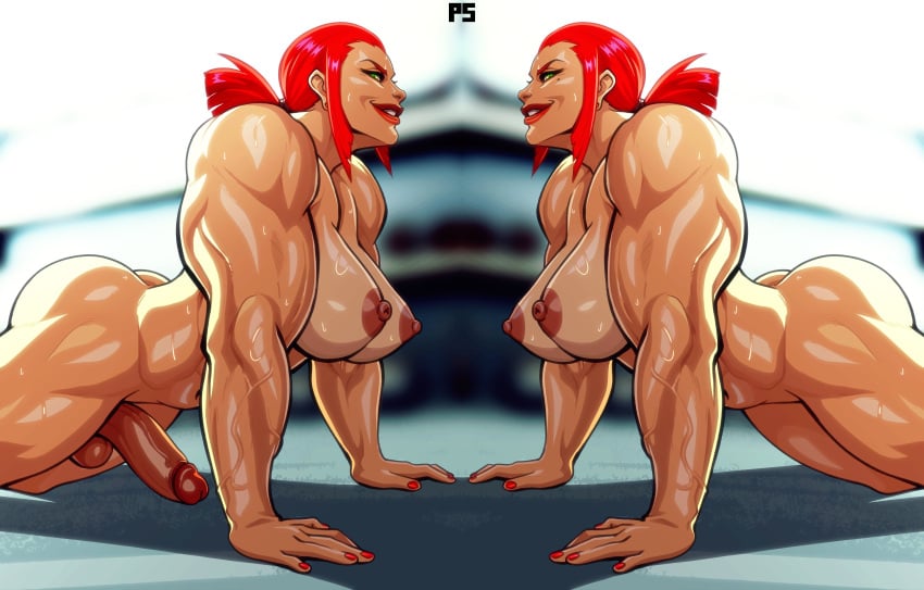 1futa 1girls 2025 2d absurd_res all_fours areolae ass balls belly_button biceps big_ass big_breasts breasts bubble_butt busty capcom cleavage curvaceous curvy extreme_muscles female female_focus female_only front_view futa_only futanari green_eyes grin hair hi_res hourglass_figure human intersex jpg kneeling large_ass large_breasts legs_together light-skinned_female light_skin lipstick long_hair looking_at_viewer makeup marisa_rossetti mole mole_under_eye muscular muscular_arms muscular_female muscular_futa muscular_legs muscular_thighs nail_polish naked navel nipples nude nude_female nude_futa painted_nails penis perky_breasts plank ponytail pose posing pumpkinsinclair push_ups red_hair red_lipstick red_nails side_view signature smile smiling smiling_at_viewer smirk solo stomach street_fighter street_fighter_6 sweat sweatdrop sweating sweaty sweaty_body sweaty_breasts tagme teeth thick_thighs thighs tied_hair voluptuous weat wide_hips workout