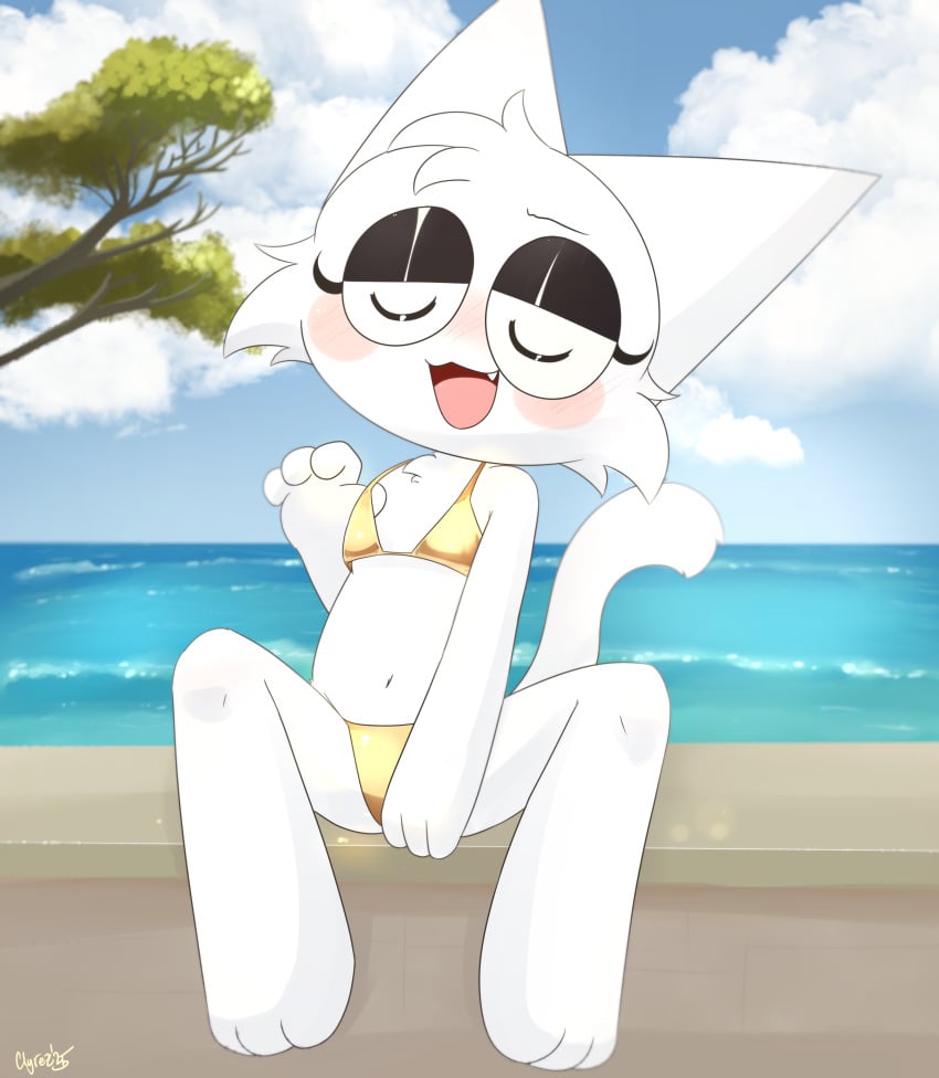 beach clyndemoon seductive_female sprunki tagme wenda wenda_(sprunki)