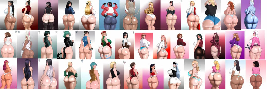 ai_generated akame_ga_kill! android_18 ass ass_focus avatar_legends avatar_the_last_airbender avengers azula batman_(series) ben_10 bomboclat bottom_heavy bulma_briefs bunanza_ cammy_white cartoon_network catwoman chainsaw_man chun-li collage collection crossover curvy_hips cynthia_(pokemon) daphne_blake dc dc_comics disney dragon_ball dragon_ball_z edit edited edited_image elastigirl esdeath_(akame_ga_kill!) fat_ass female female_only fire_nation fubuki_(one-punch_man) ghislaine_dedoldia gradient_background grid grid_layout gwenpool gwenpool_(series) helen_parr hotel_transylvania hyuuga_hinata jujutsu_kaisen kara_zor-el katara looking_back makima_(chainsaw_man) mario_(series) marvel marvel_comics mavis_dracula miruko multiple_females multiple_girls multiple_images mushoku_tensei my_hero_academia naruto nickelodeon ochako_uraraka one-punch_man pixar pokemon pokemon_dppt posing_for_the_viewer power_(chainsaw_man) power_girl presenting_ass princess_peach princess_rosalina raven_(dc) rumi_usagiyama scarlet_witch scooby-doo starfire street_fighter supergirl tagme_(character) tagme_(series) tatsumaki teen_titans teenage_mutant_ninja_turtles the_incredibles tsunade violet_parr wanda_maximoff warner_brothers water_tribe wide_image widescreen x-men yuki_tsukumo