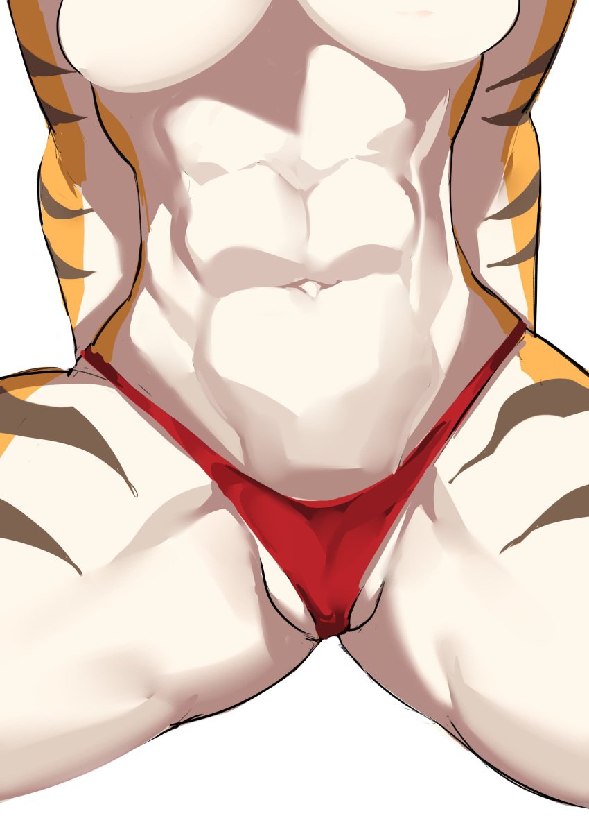 aspirindabaitu big_breasts breasts feline female furry huge_breasts pussy thick_thighs tiger tiger_girl wide_hips