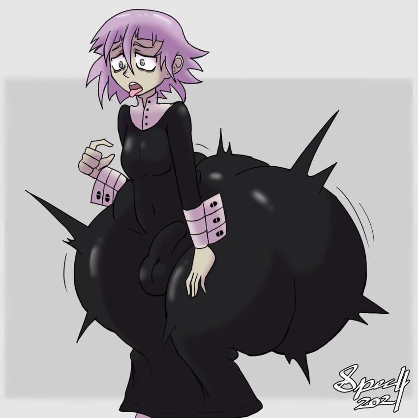 1boy ass ass_expansion big_ass big_butt bulge crona_(soul_eater) expansion fat_ass femboy gigantic_ass huge_ass huge_butt hyper hyper_ass large_ass male_focus male_only pink_eyes pink_hair short_hair solo solo_femboy solo_focus solo_male soul_eater specnsfw thick thick_ass thick_thighs thighs tongue tongue_out wide_hips