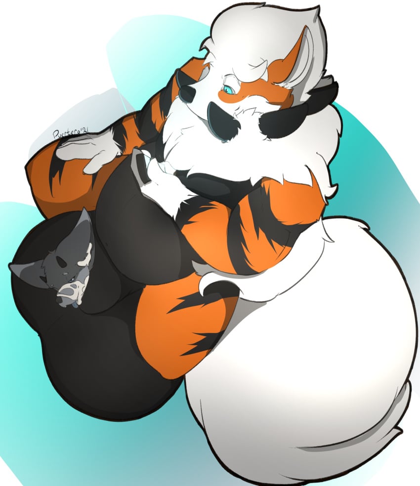 almost_fully_inside alternate_version_at_source animal_genitalia anthro anthro_on_anthro anthro_pred anthro_prey arcanine arm_tuft balls belly big_balls big_sheath big_tail biped black_balls black_body black_claws black_fur black_horn black_nose black_sclera black_stripes blue_eyes bluemoon_the_lycanine bodily_fluids canid canid_demon canine cellphone chest_tuft claws colored cum cum_in_ear cum_inside cum_on_face demon digital_media_(artwork) dipstick_ears duo ear_markings elbow_tuft electronics endosoma feet_first fennec_fox finger_claws fluffy fluffy_chest fluffy_tail fox fully_sheathed fur generation_1_pokemon generation_7_pokemon genital_fluids genitals gloves_(marking) grey_body grey_ear_tips grey_ears grey_eyes grey_fur grey_tongue half-closed_eyes hands_behind_head head_tuft hi_res high-angle_view holding_cellphone holding_object holding_phone holding_smartphone horn huge_balls huge_sheath humanoid_hands hybrid hyper hyper_balls hyper_genitalia in_sheath kit_(arcanekits) larger_anthro larger_male larger_pred living_insertion looking_at_object looking_at_phone looking_pleasured lycanroc male male/male male_anthro male_pred male_prey mammal mane markings multicolored_body multicolored_ears multicolored_fur musclegut muscular muscular_anthro muscular_male narrowed_eyes neck_tuft nintendo nude open_mouth orange_body orange_ears orange_fur overweight overweight_anthro overweight_male partially_inside phone pokemon pokemon_(species) puertero pupils safe_vore shaded sheath sheath_vore side_view signature simple_background sitting size_difference smaller_anthro smaller_male smaller_prey smartphone smile soft_vore spikes spikes_(anatomy) striped_body striped_fur stripes tail tongue tongue_out true_fox tuft two_tone_body two_tone_ears two_tone_fur vore white_body white_fur white_inner_ear white_tail willing_prey