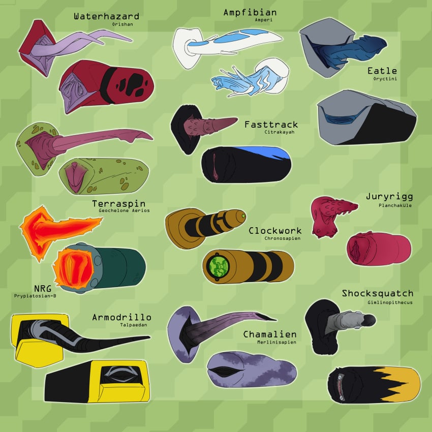 Ampfibian (Ben 10) Rule 34 Image