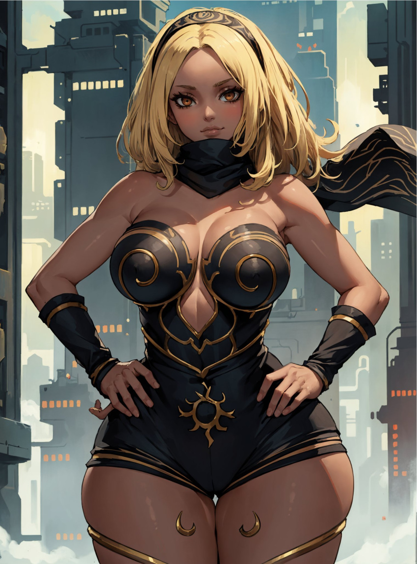 ai_generated female gravity_rush kat_(gravity_rush) looking_at_viewer makimass_ai video_games