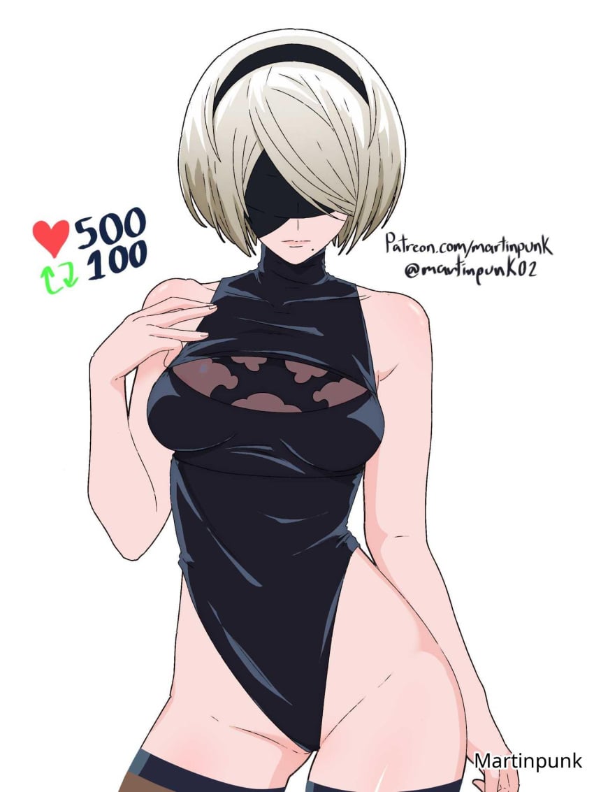 Yorha 2b (Nier) Rule 34 Image
