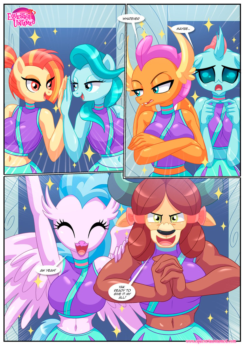 6girls bbmbbf comic equestria_untamed extra_cheer_practice_(comic) friendship_is_magic furry hasbro lighthoof lighthoof_(mlp) mlp:fim mlp:g4 mlp_g4 mlpg4 my_little_pony my_little_pony:_friendship_is_magic my_little_pony_friendship_is_magic my_little_pony_generation_4 ocellus ocellus_(mlp) palcomix shimmy_shake shimmy_shake_(mlp) silverstream silverstream_(mlp) smolder_(mlp) yona yona_(mlp) yona_yak yona_yak_(mlp)