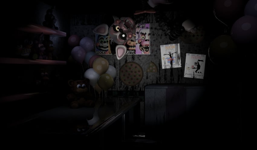 3d 3d_(artwork) big_ass big_breasts casual casual_nudity female female_only five_nights_at_freddy's luxxynsfw mangle_(fnaf) mangled_mangle_(fnaf) nude public public_nudity robot robot_girl teasing