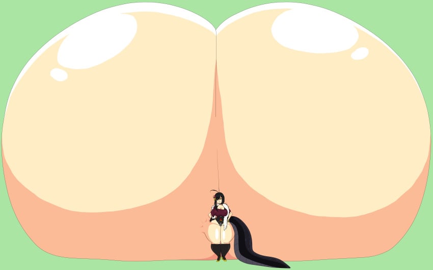 1girls ass_bigger_than_body ass_bigger_than_breasts ass_bigger_than_head ass_bigger_than_torso ass_body ass_built_separately big_breasts colossal_ass hyper hyper_ass kayzer looking_at_viewer meat_wall_(body_type) ryohjiheavyindustry saavlewd solo_female tagme virtual_youtuber