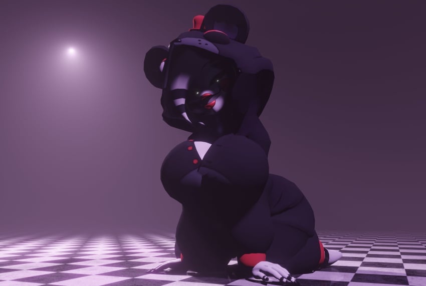 3d big_ass boob_window casual casual_nudity female female_only five_nights_at_freddy's fredina's_nightclub huge_ass huge_breasts large_breasts lefty_(fnaf) luxxynsfw marie_(cally3d) marionette_(fnaf) no_bra puppet_(fnaf) rule_63 teasing