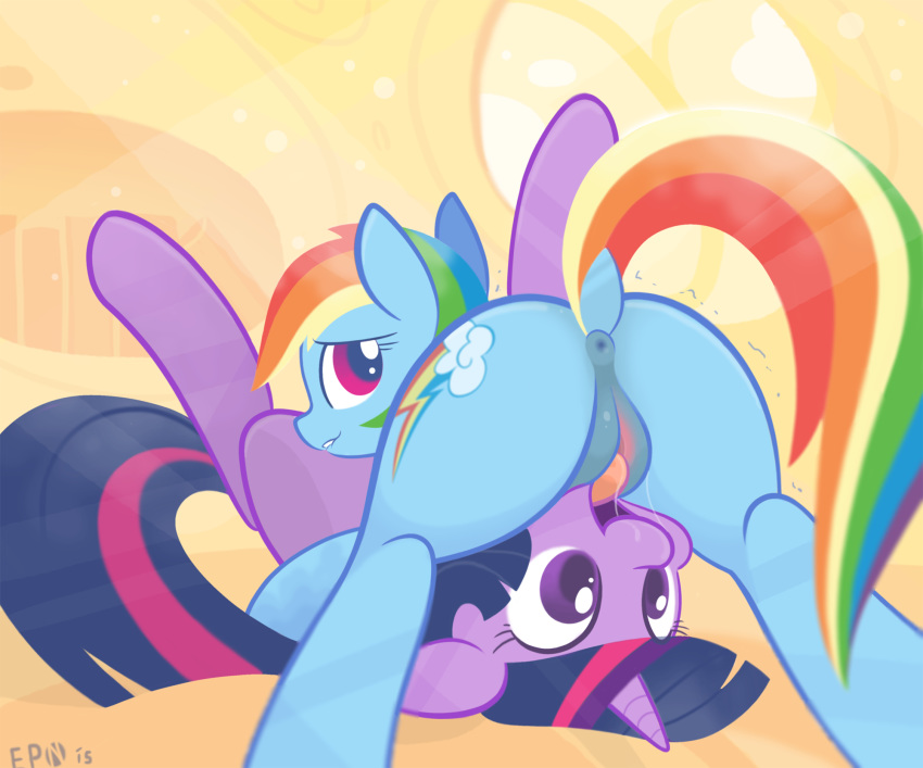 69 2015 anus ass braddo cunnilingus cutie_mark dock duo equine female feral friendship_is_magic hair hi_res horn mammal multicolored_hair my_little_pony open_mouth oral pegasus puffy_anus purple_eyes pussy pussy_juice pussy_juice_string rainbow_dash_(mlp) rainbow_hair sex tongue tongue_out twilight_sparkle_(mlp) unicorn vaginal_penetration wings yuri