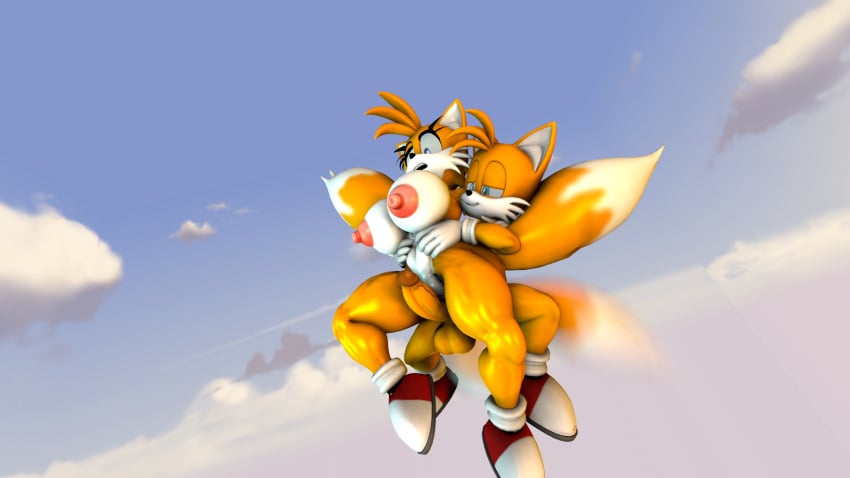 16:9 3d_(artwork) anthro boiboi9999 canid canine digital_media_(artwork) duo female flying fox genitals hi_res male male/female mammal nipples nude penetration penis pussy rule_63 sega selfcest sex sky sonic_(series) sonic_the_hedgehog_(series) source_filmmaker_(artwork) square_crossover tail tails tails_the_fox tailsko widescreen