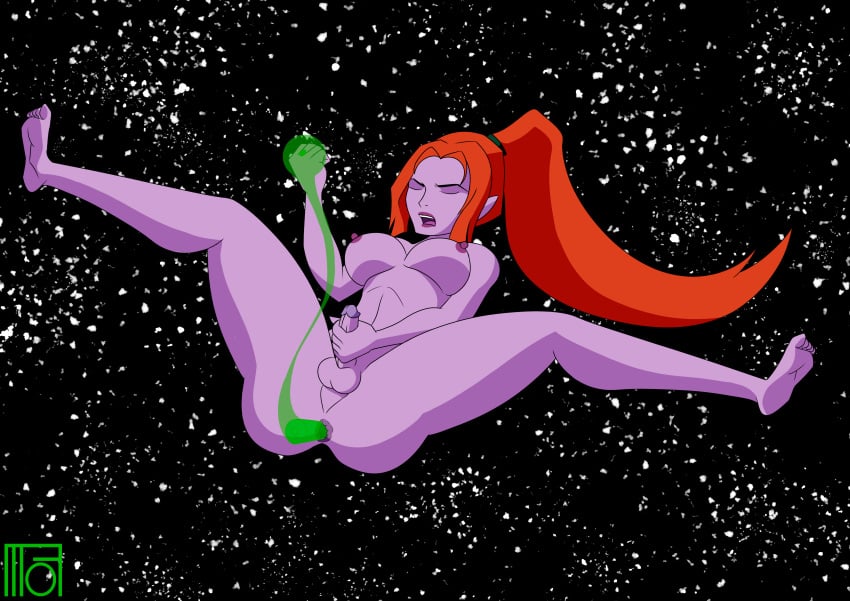 1futa alien alien_girl anal anal_insertion anal_masturbation anal_sex closed_eyes dc dc_comics dcau dick dickgirl dildo dildo_in_ass dildo_penetration floating flying futa_only futa_sans_pussy futanari green_lantern green_lantern:_emerald_knights green_lantern_(series) green_lantern_corps intersex justice_league justice_league_unlimited laira_omoto long_ponytail masturbating masturbation moffoffo nude nude_futanari penis pointy_ears ponytail power_ring purple_skin red_hair ring solo space spread_legs